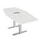 Skutchi Designs 33.5 in W, 69.5 in L, 29 in H, Engineered Wood Top, White HAR-HEX.IR-34x70-T-ELEC-WHCYPRESS - alternate 1